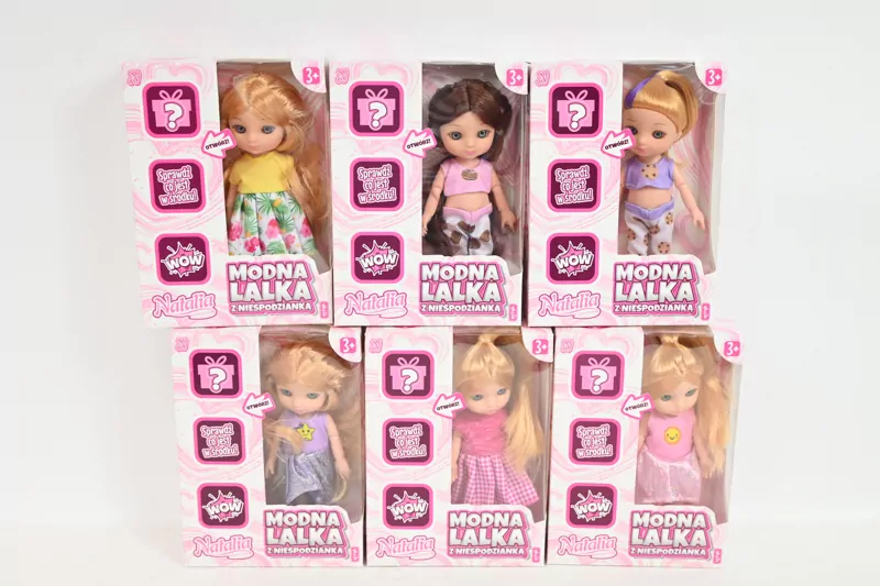 Lalka Natalia z akcesoriami 17cm mix - tantis.pl