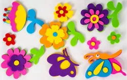 Naklejki piankowe 3D Łąka