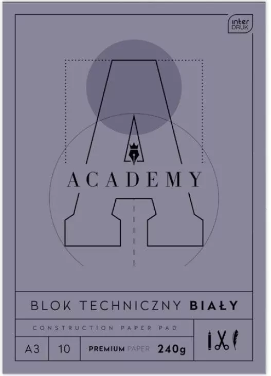 Blok techniczny A3/10K. Academy - tantis.pl