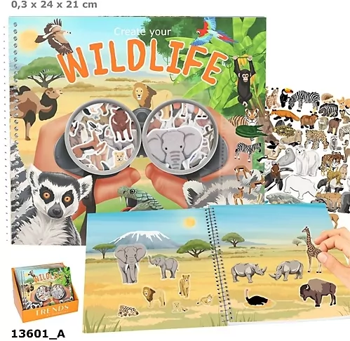 Zestaw Create your Wild life z naklejkami 13601A - tantis.pl