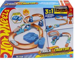 Hot Wheels Track Creator Tor Super skok z napędem - tantis.pl