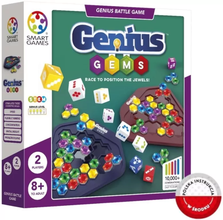 Smart Games Genius Gems (ENG) IUVI Games - tantis.pl