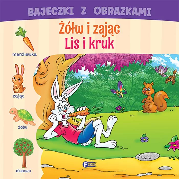 Bajeczki z obrazkami: żółw i zając. Lis i kruk - tantis.pl