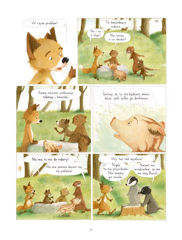 Wspólne życie. Rodzina Borsuków i Lisów przedstawia. Mój pierwszy komiks 5+. Tom 3 - tantis.pl