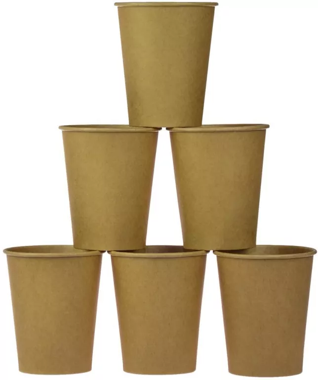 Kubki papierowe kraftowe - tantis.pl