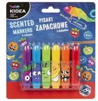 Pisaki zapachowe Kidea 6 kolorów - tantis.pl