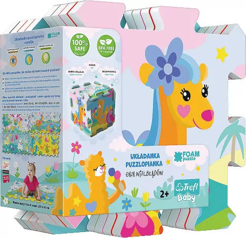 Układanka Puzzlopianka - Oaza Wielbłądów - tantis.pl