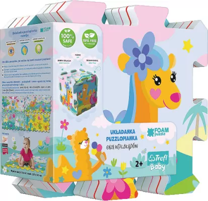 Układanka Puzzlopianka - Oaza Wielbłądów