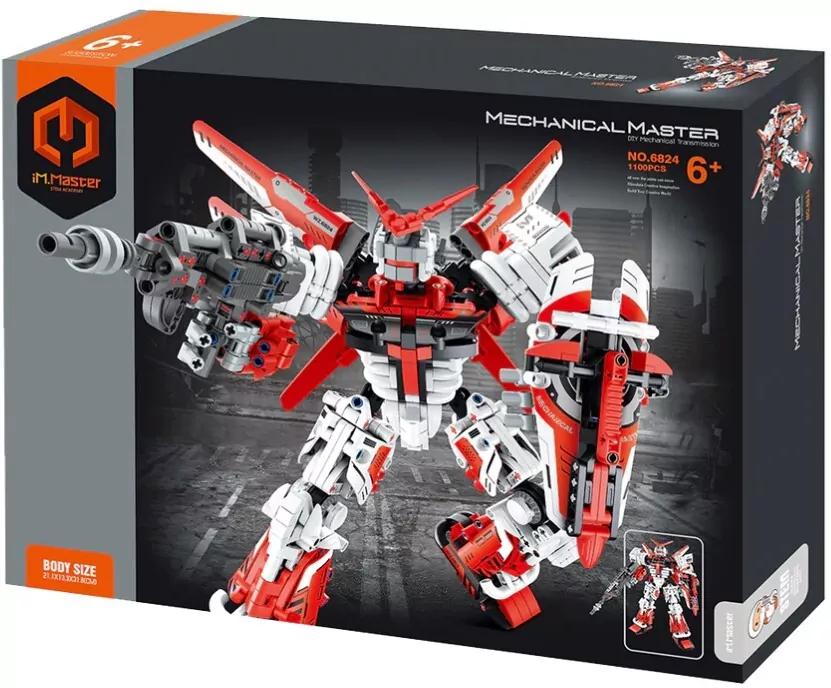 Mecha wojownik czerwony 1100 el. - tantis.pl