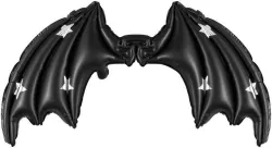 Balon foliowy Skrzydła Nietoperza 85x50cm czarne