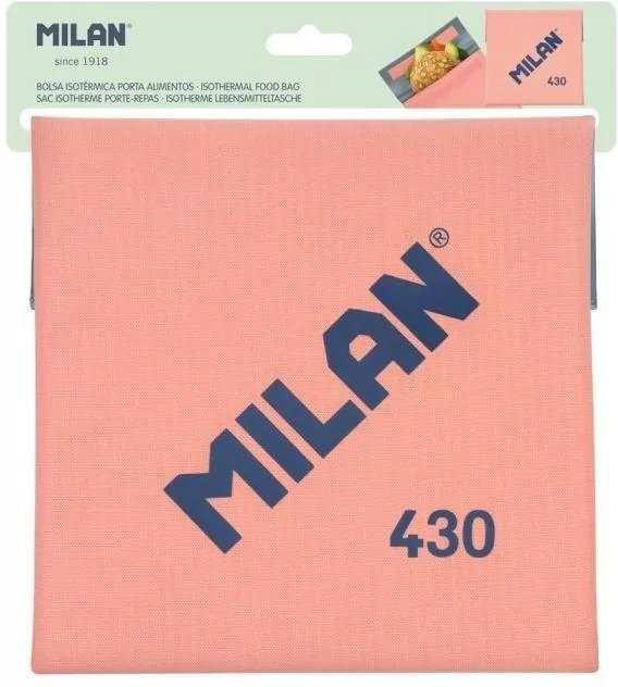 Torba izotermiczna 0,3L 1918 różowa MILAN - tantis.pl