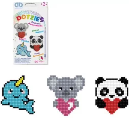 Diamond Dotz - Love You Chums naklejki - tantis.pl