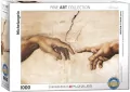 Puzzle 1000. Stworzenie Adama. Michał Anioł - tantis.pl