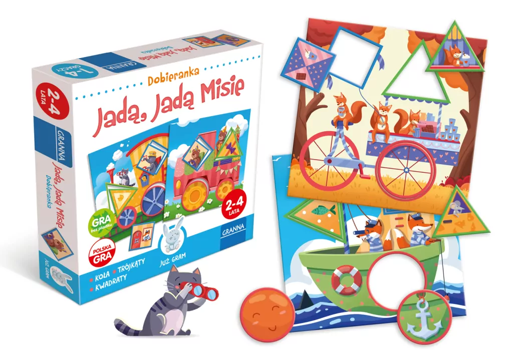 Jadą, jadą misie. Dobieranka - tantis.pl