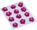 Kwiatki dekoracyjne 18mm ciemny różowy 12szt - tantis.pl