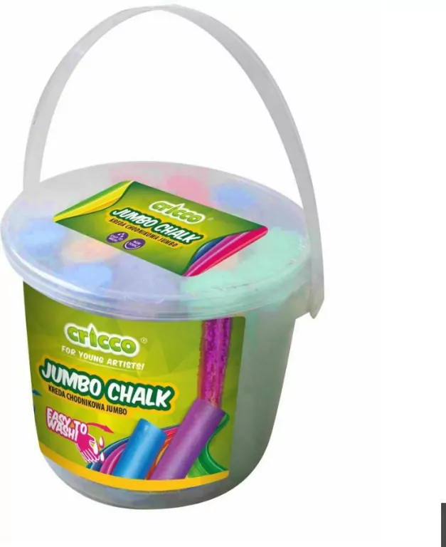 Kreda kolorowa Jumbo wiaderko - tantis.pl