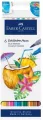 Pisak akwarelowy dwustronny 6kol FABER CASTELL - tantis.pl