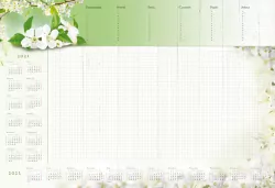 Planer 2022. Z listwą. Gałązka