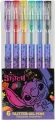 Długopisy brokatowe Disney Black Stitch 6 kolorów - tantis.pl