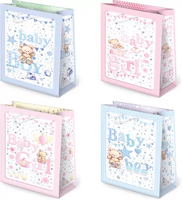 Torebki prezentowe XL-68 Baby boy baby girl 10 sztuk