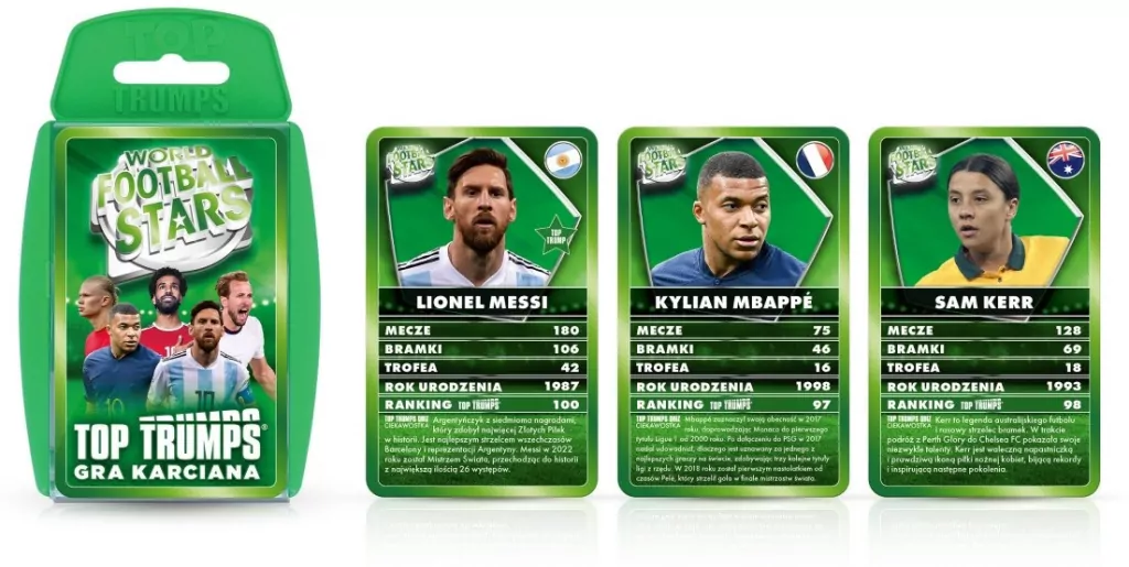 TOP TRUMPS World Football Stars - tantis.pl