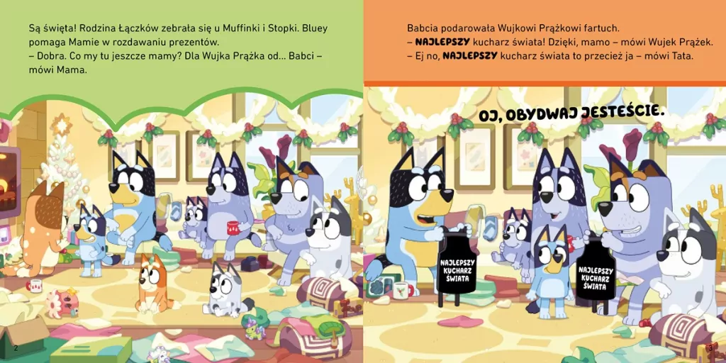 Bluey. Chlup, chlup, Święta! Moja czytanka - tantis.pl