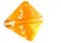 Komplet kości REBEL RPG - Mini Kryształowe - Pomarańczowe - tantis.pl
