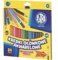 Kredki ołówkowe akwarelowe. 24 kolory - tantis.pl