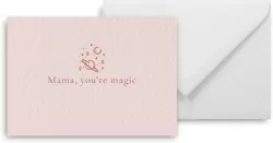 Mini kartka mama, you're magic