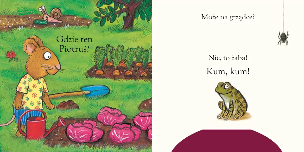Pola i Piotruś. W ogrodzie. A kuku! - tantis.pl
