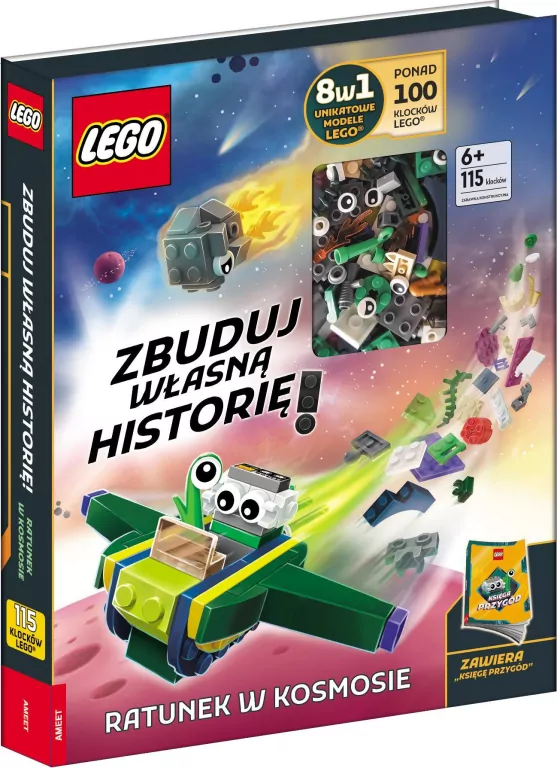 LEGO® Books. Ratunek w kosmosie. Zbuduj własną historię! - tantis.pl