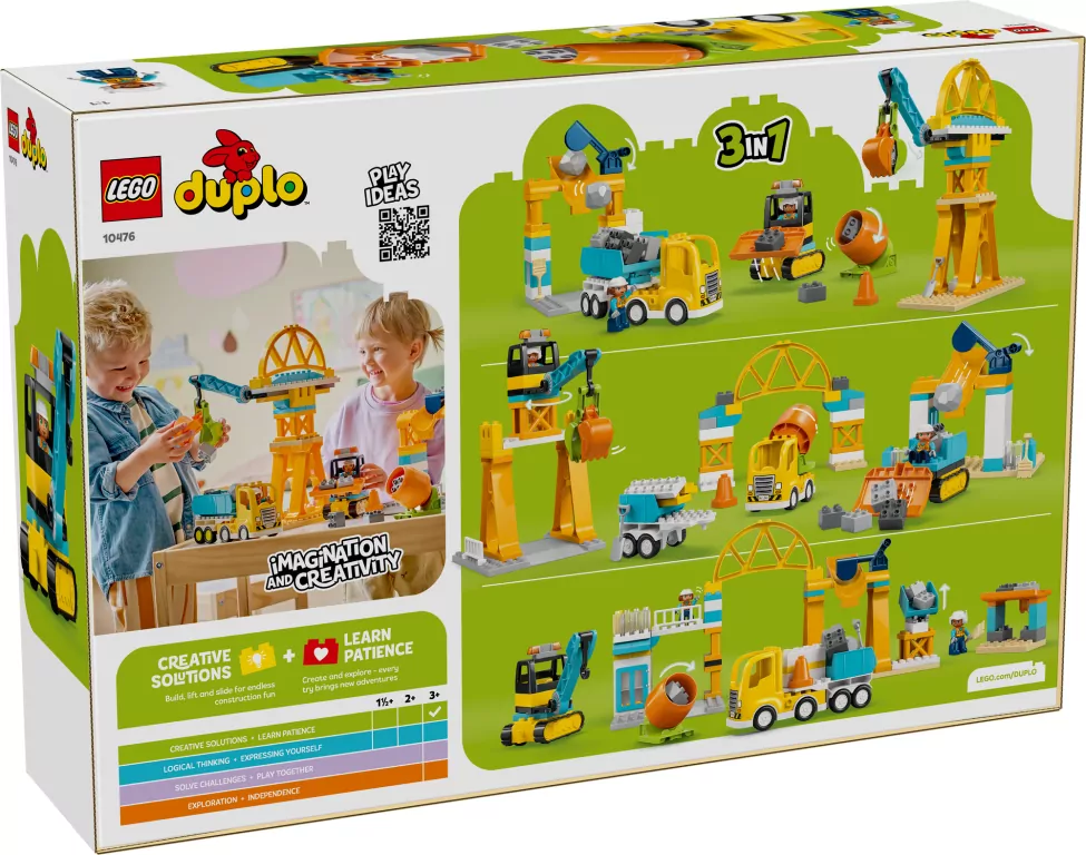 LEGO® Duplo. Plac budowy z pojazdami 3w1 10476 - tantis.pl