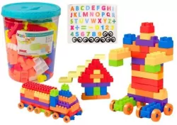 Klocki duże w wiaderku 160el