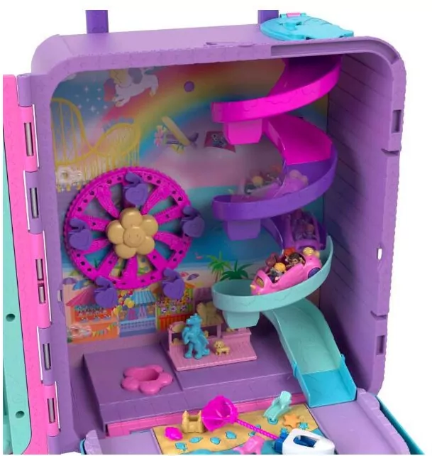 Polly Pocket. Zestaw Walizka wakacyjny kuror HKV43 - tantis.pl