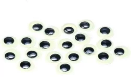 Ruchome oczka świecące w ciemności 12mm, 20 sztuk - tantis.pl
