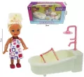 Lalka 11cm zestaw łazienka HLR33 44157 - tantis.pl