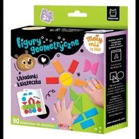 Mały miś to lubi! Figury geometryczne. Układanki..