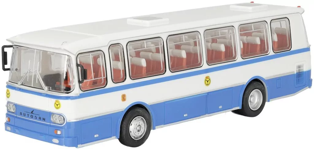 Autobus Autosan niebieski 1:43 - tantis.pl
