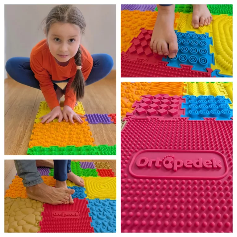 Ortopedek - mata sensoryczna 15 elementów (7+8 mini) - tantis.pl
