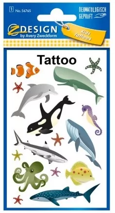 Tatuaże - Ssaki morskie - tantis.pl