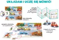 Pojazdy. Pierwsze puzzle + figurki. Kapitan Nauka - tantis.pl