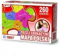 Zachem. Puzzle, edukacyjne Mapa Polski, 260 elementów - tantis.pl