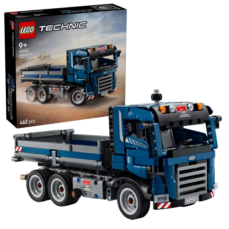 LEGO® Technic. Wywrotka z przechylaną skrzynią. 42203 - tantis.pl