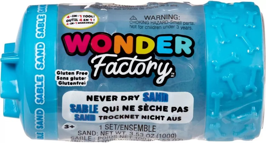 Wonder Factory Never Dry Sand Singles - Blue - tantis.pl