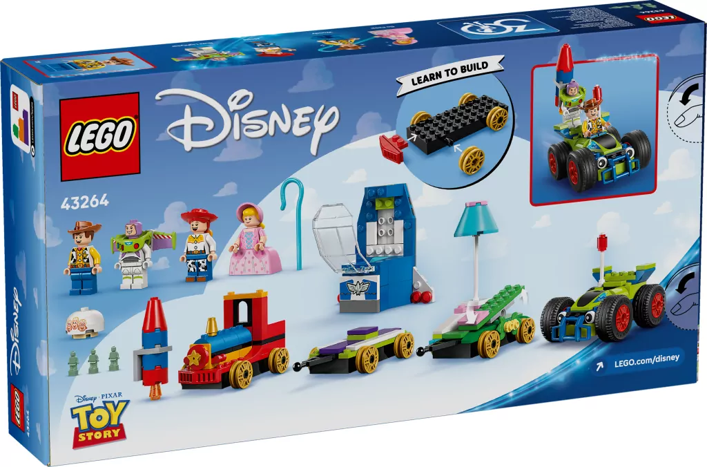 LEGO® Disney. Toy Story — Okolicznościowy pociąg i Pan Sterowany 43264 - tantis.pl