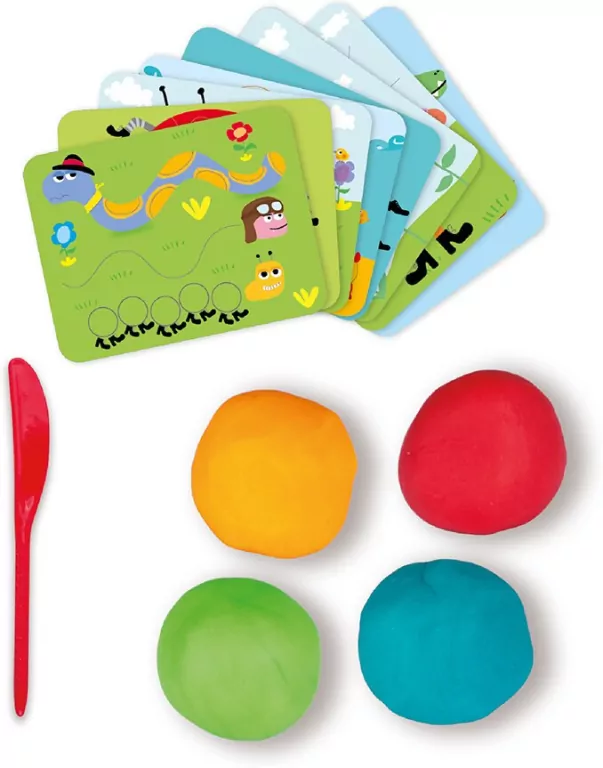 Plastusiowe zabawy - wałkowanie. Genialny dzieciak - tantis.pl