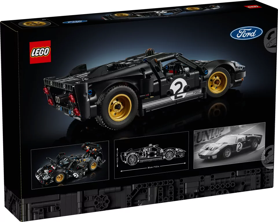LEGO® Technic.  Samochód wyścigowy 1966 Ford 42223 - tantis.pl