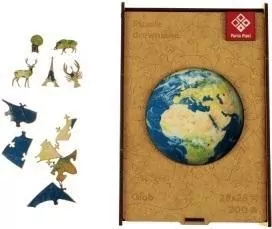 Panta Plast. Puzzle drewniane A3. Glob - tantis.pl