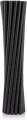Rurki słomki papierowe czarne 6 x 197mm - tantis.pl