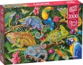 Puzzle 2000. CherryPazzi Amazing Chameleons - tantis.pl